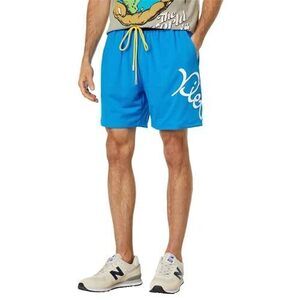 Diet Starts Monday Slant Mesh Shorts Electric Blue MD